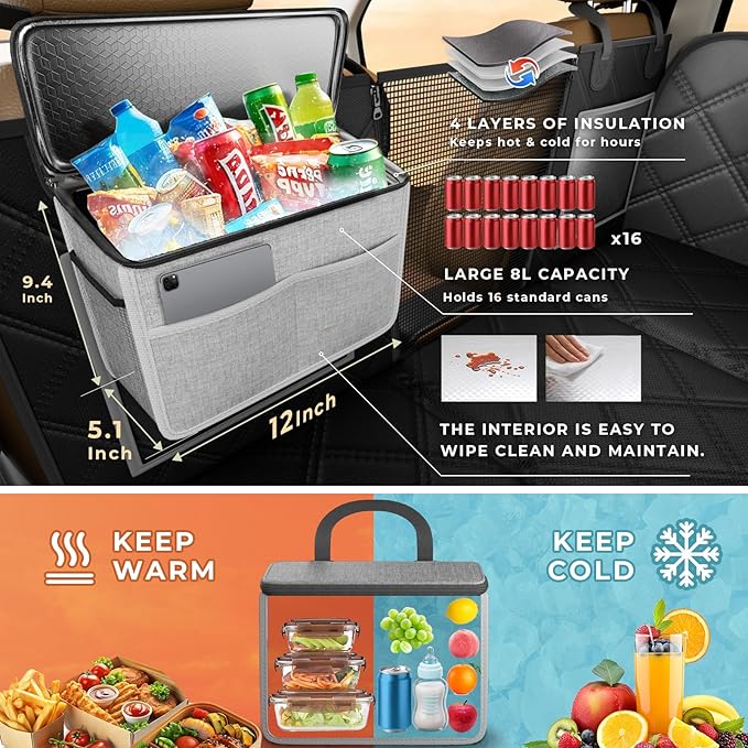 Dog Car Seat Cover for Back Seat 420 Pounds,Waterproof