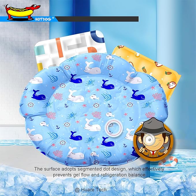 HOTDOG Cooling Mat for Pets Cats(20-60Lb) -