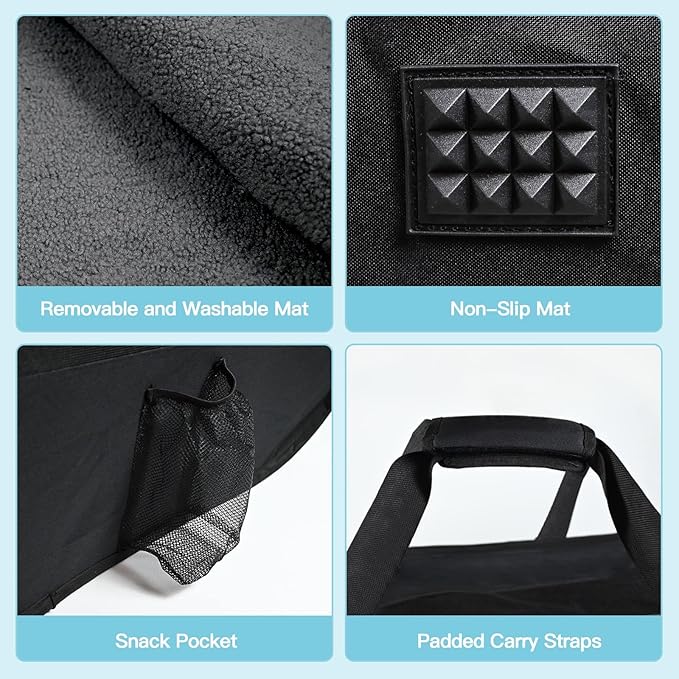 Folding Soft Dog Crate 36"x25"x25" Dog