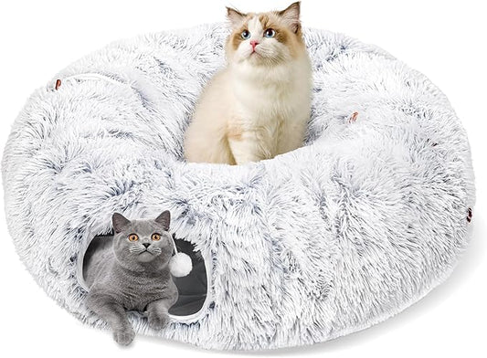 Cat Tunnel Bed for Indoor Cats
