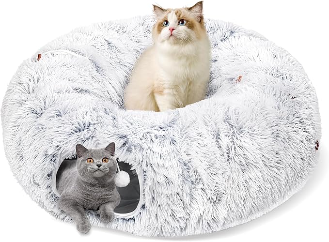 Cat Tunnel Bed for Indoor Cats