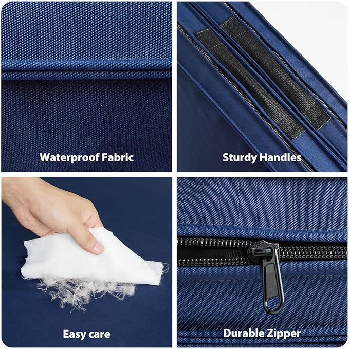 RRPETHOME Waterproof Outdoor Dog Beds Large Sized Dog