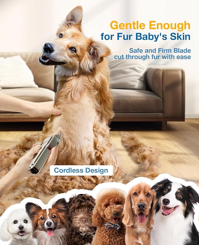 oneisall Dog Clippers for Grooming for Thick Heavy