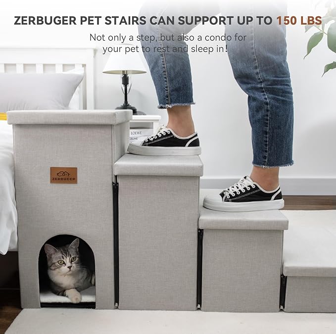 Dog Stairs 23" H, 200 lbs 4 Steps