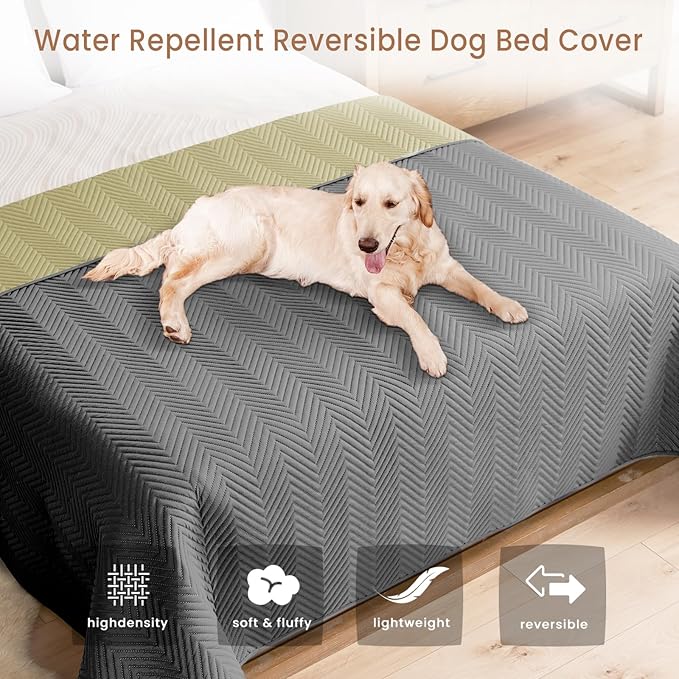 Double-Sided Waterproof Dog Blanket for Couch Cover 68x82 Inches