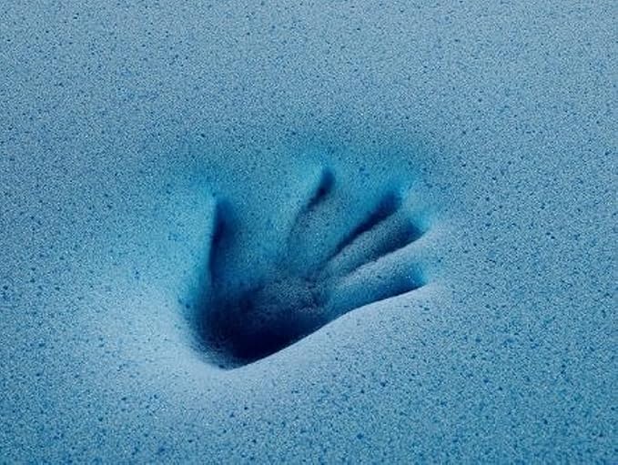 Dogbed4less Extra Large Orthopedic Gel Memory Foam Dog Bed 40X35X4 Inches