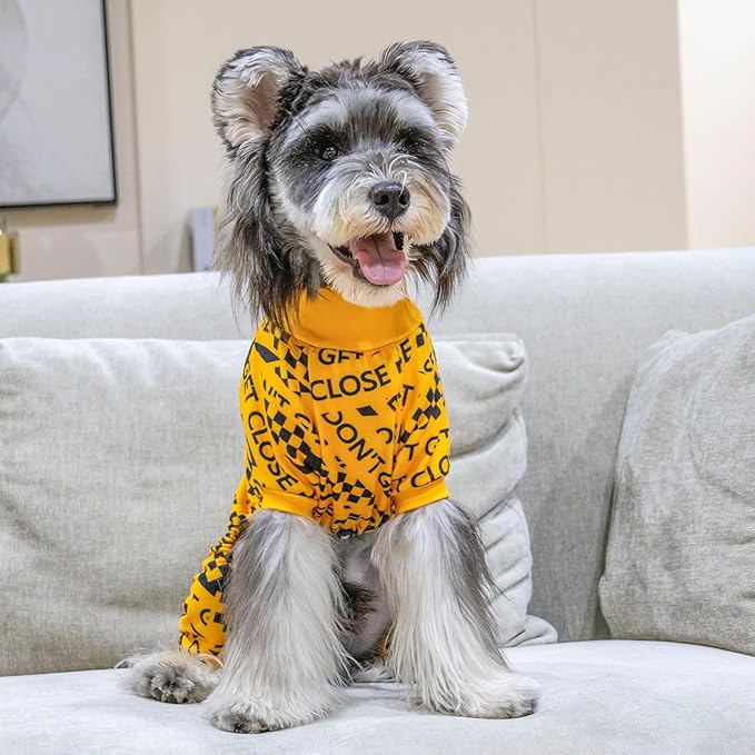 CuteBone Turtleneck Dog Pajamas Pet Clothes Thermal Dralon Onesie Cashmere High-Necked Puppy Pjs Coat GP03S
