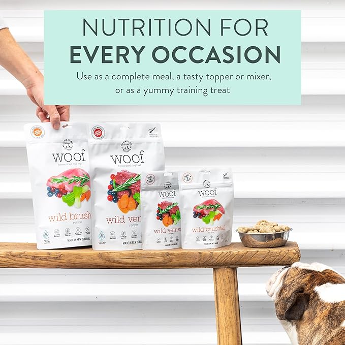 Woof Freeze Dried Dog Food 1.76 oz