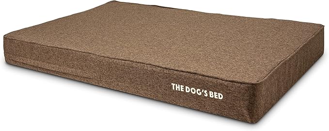 The Dog’s Bed Orthopedic Memory Foam Dog Bed 2XL Brown 54x36, Pain