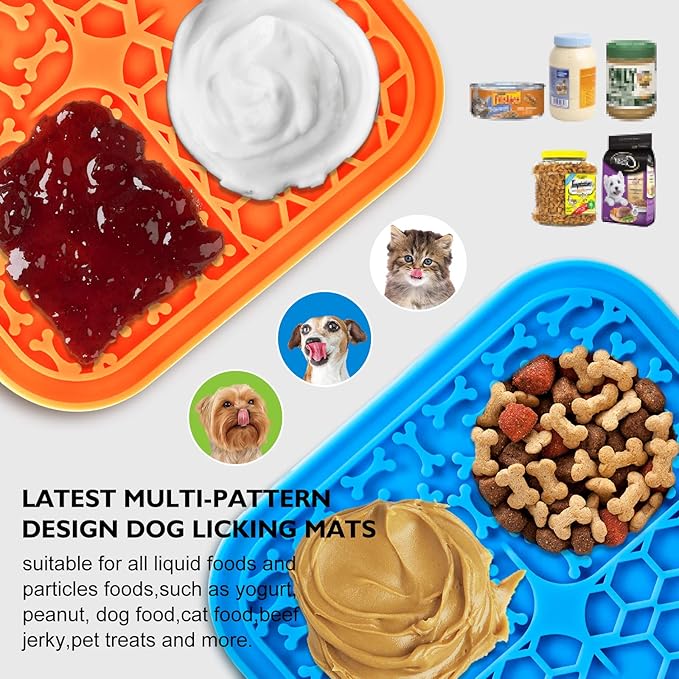 3 Pack Lick Mat for Dogs and Cats