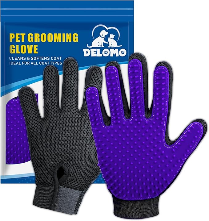 Upgrade Version Pet Grooming Glove 1 Pair