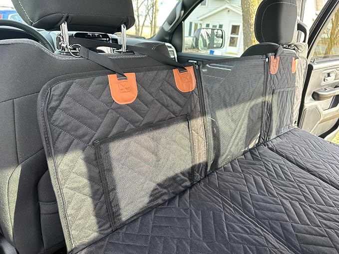 Hard Bottom Dog Car Seat Cover 52x26 inchs