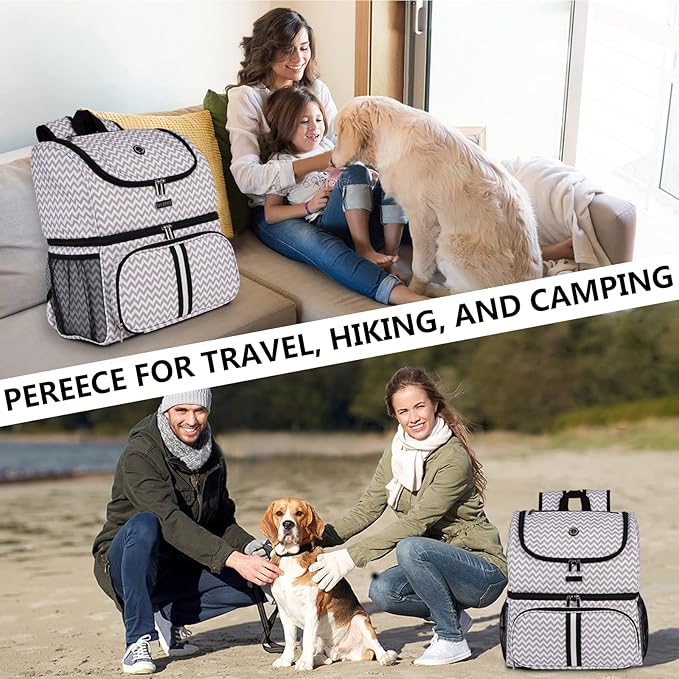 BAGLHER Pet Travel Bag 2 Silicone 2 Food