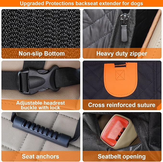 Dog Car Seat Back Seat Pet Cover Back