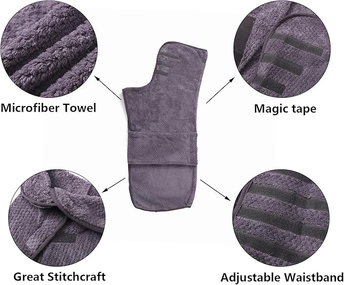 Geyecete Dog Bathrobe Towel Dog Drying Coat-Dry Fast