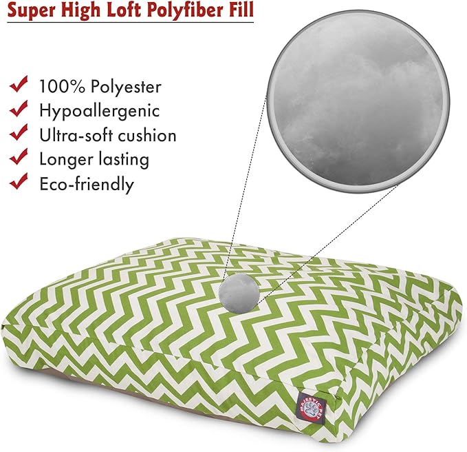 Sage Chevron Extra Large Rectangle Indoor Outdoor Pet