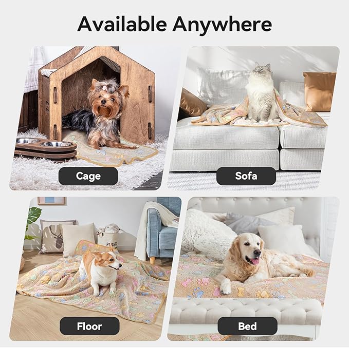 PJYuCien Blankets 1 Pack 3 60"x50" Pet