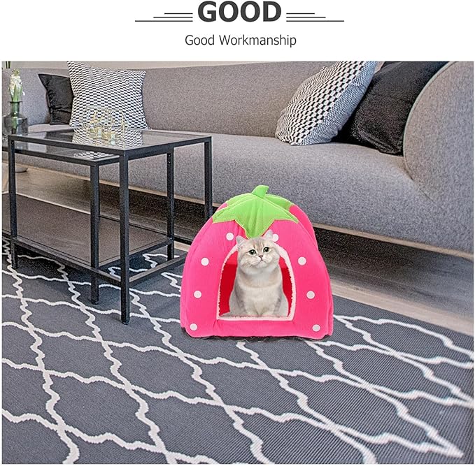 Plush Pet Bed yurt Tent Pet Warm House