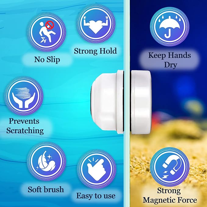JOR Magnetic Scrubber for Aquarium Fish Tank