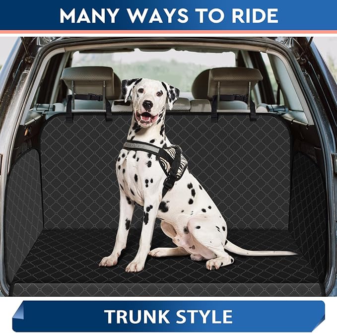 Dog Car Seat Cover Dog Seat Cover for Back Seat Scratch Prevention Dog Hammock Protects Against Dirt Dog Seat Covers for Cars Fits for Small SUVs and Trucks 60"x 64"