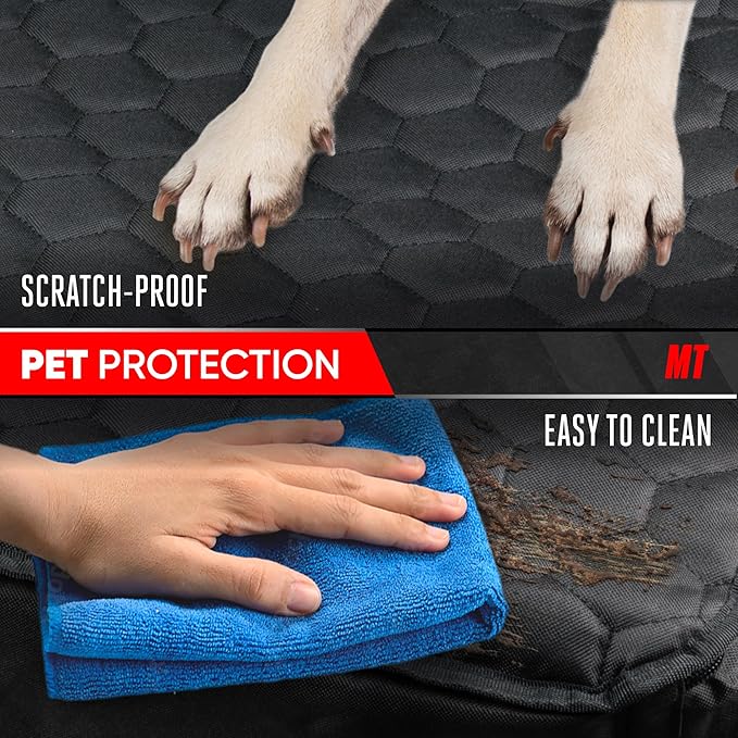 Motor Trend Bench Seat Pet Cover for Dogs