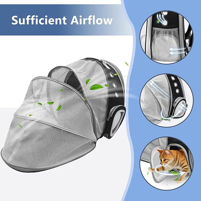 TOYSINTHEBOX Cat Backpack Carrier 13 Lbs