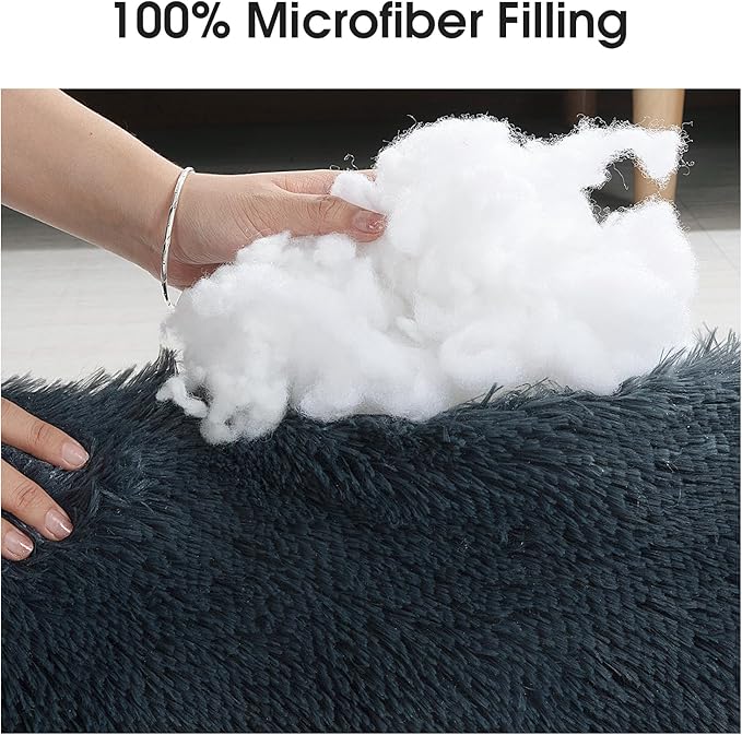 HOMBYS Dog Claming Pillow for Large and Medium Dogs Toy(25"x8"x4", Dark