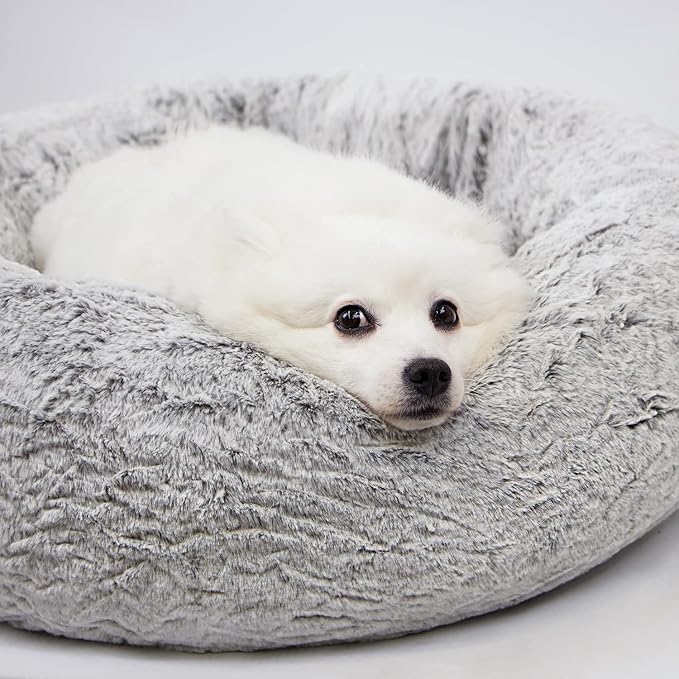 N&V Medium Orthopedic Donut Dog Bed