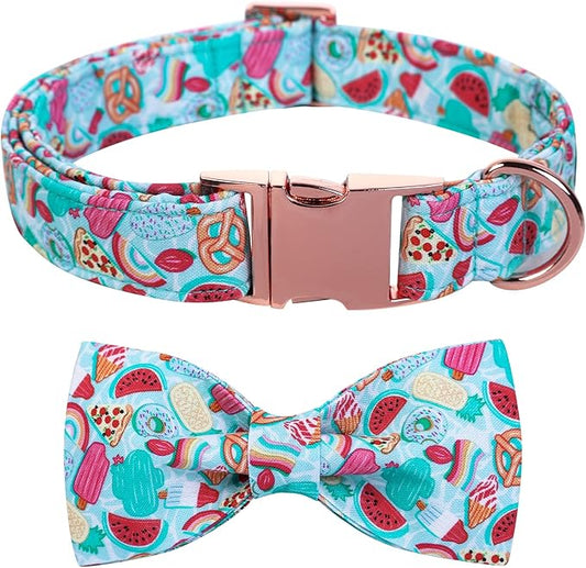Maca Bates Summer Dog Collar with Fruit Icecream