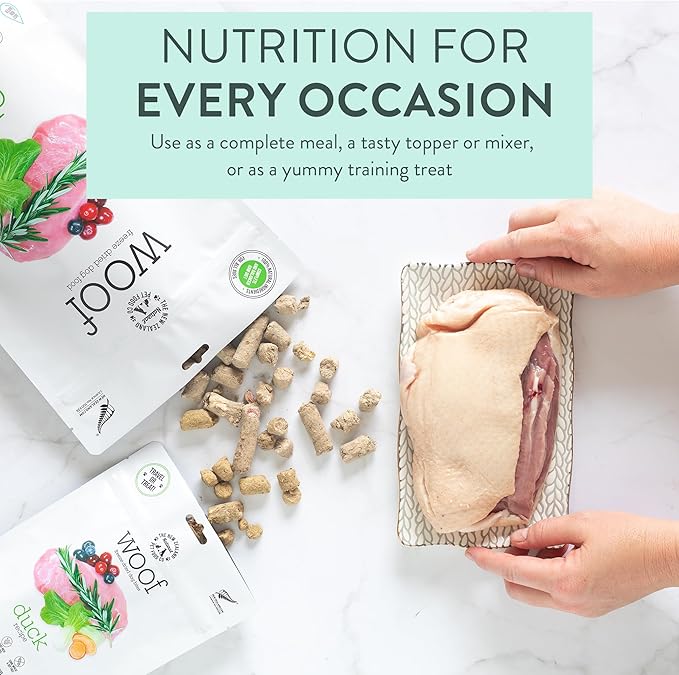 WOOF Freeze Dried Dog Food 2.2 lb