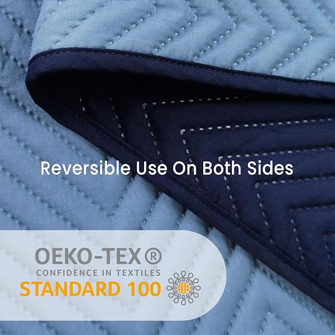 Double-Sided Waterproof Dog Blanket for Couch Cover 68x82 Inches