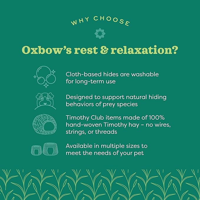 Oxbow Animal Health Timothy Hay Bungalow