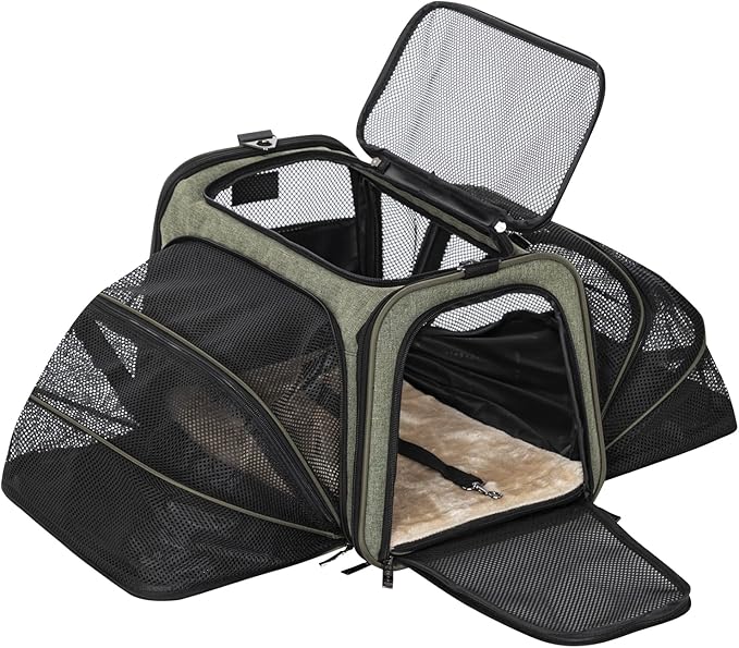 Petsfit Expandable Rabbit Carrier Bunny Carriers 16 Inch 2 Extensions,