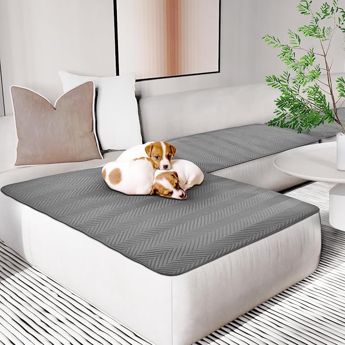Double-Sided Waterproof Dog Blanket for Couch Cover 40x50 Inches