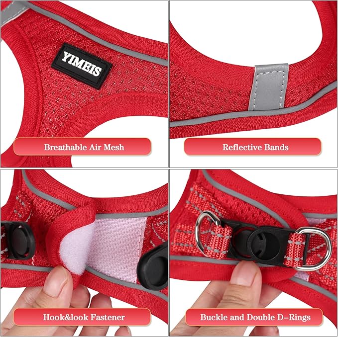 YIMEIS Dog Harness and Leash Set 02, Medium 1)