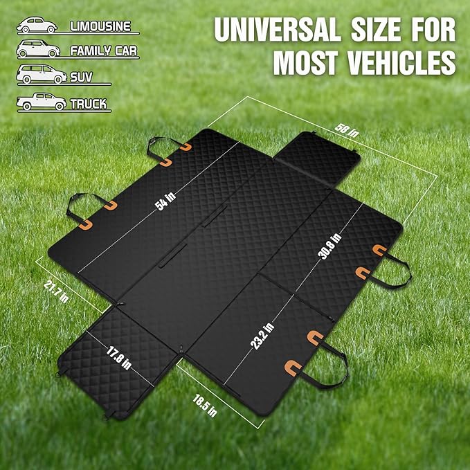 K KNODEL Dog Seat Cover 100% Waterproof