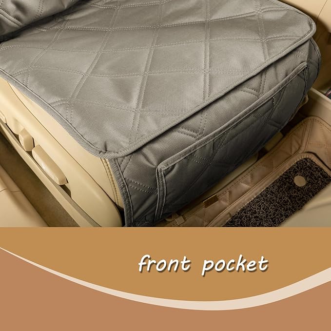 YESYEES Dog Front Seat Covers for Cars 2 Pack 4 Nonslip