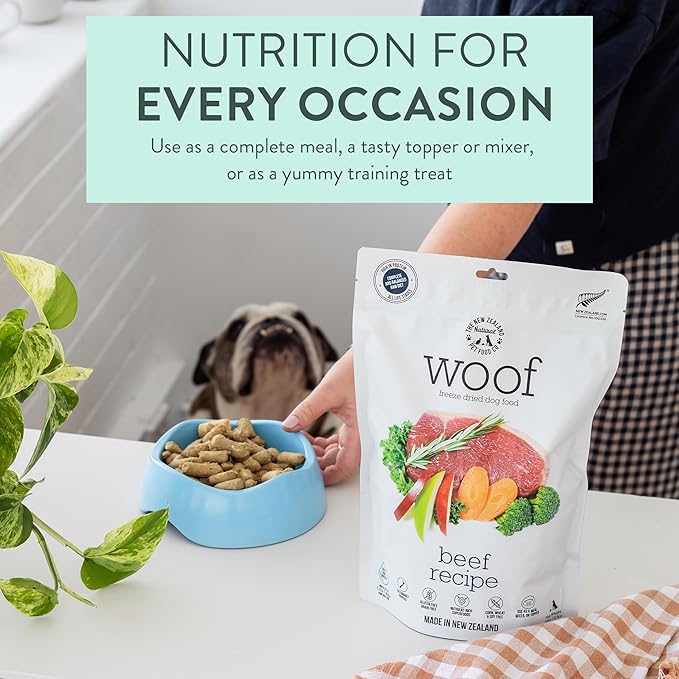 WOOF Freeze Dried Dog Food 9.9 oz