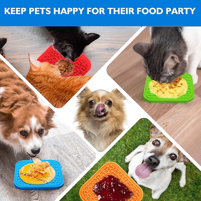 4 Pack Lick Mat for Dogs