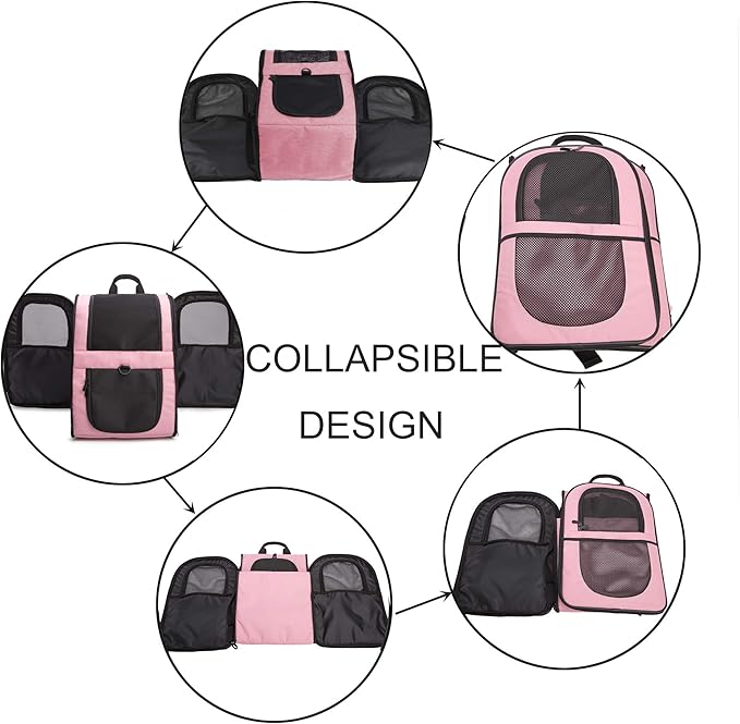 apollo walker Pet Carrier Backpack for Large/Small Cats and Dogs