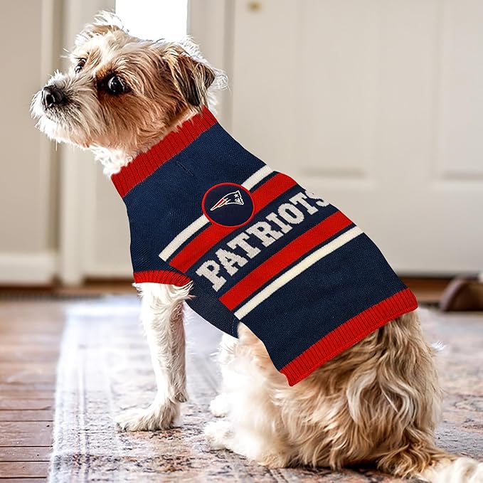 NFL New England Patriots Dog Sweater