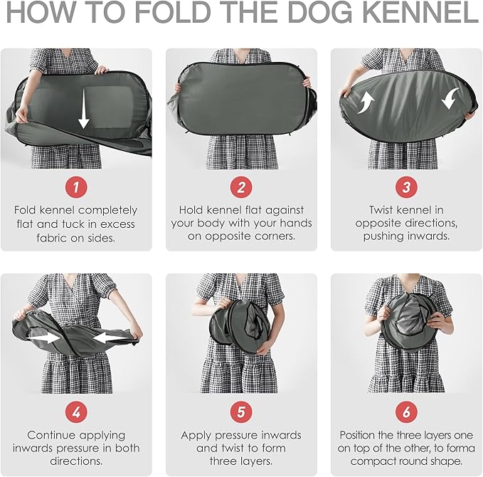 Love's cabin 36in Portable Large Dog Bed