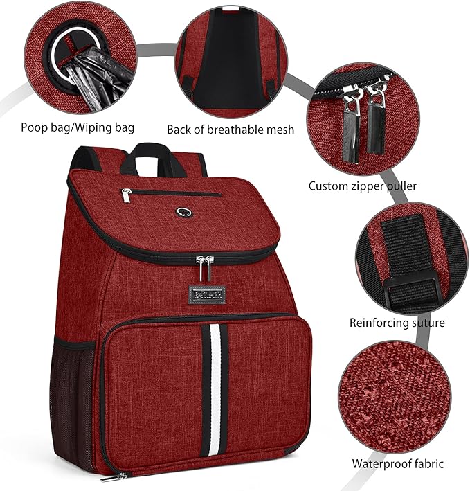 BAGLHER丨Dog Travel Bag 2 Silicone 2 Food