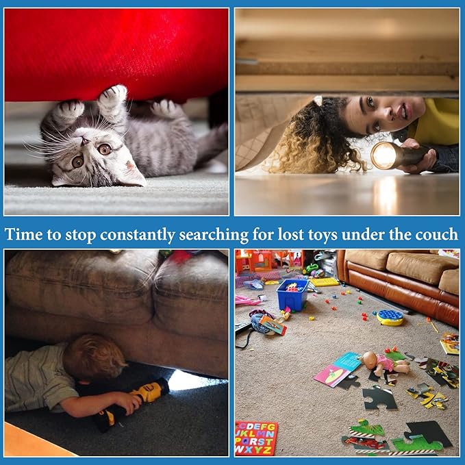 Under Couch Blocker Under Couch Toy Blocker for Under Couch Blocker for Pets 12pack Under Bed Pet Barrier Blockers for Pets