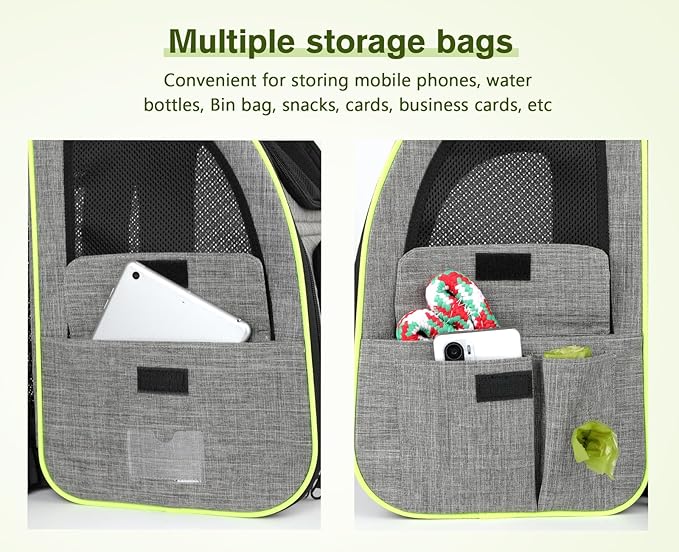 Pecute Pet Carrier Backpack with Shade Cover