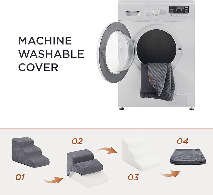 Lesure Dog Stairs for Small Dogs 5 Steps