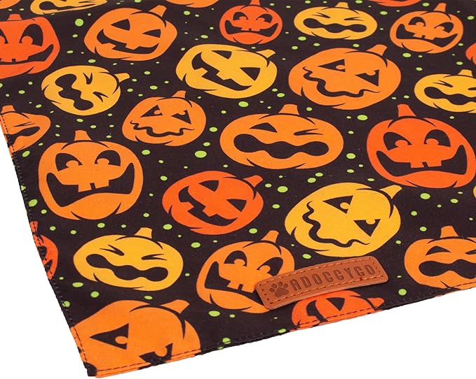 ADOGGYGO Halloween Dog Bandana