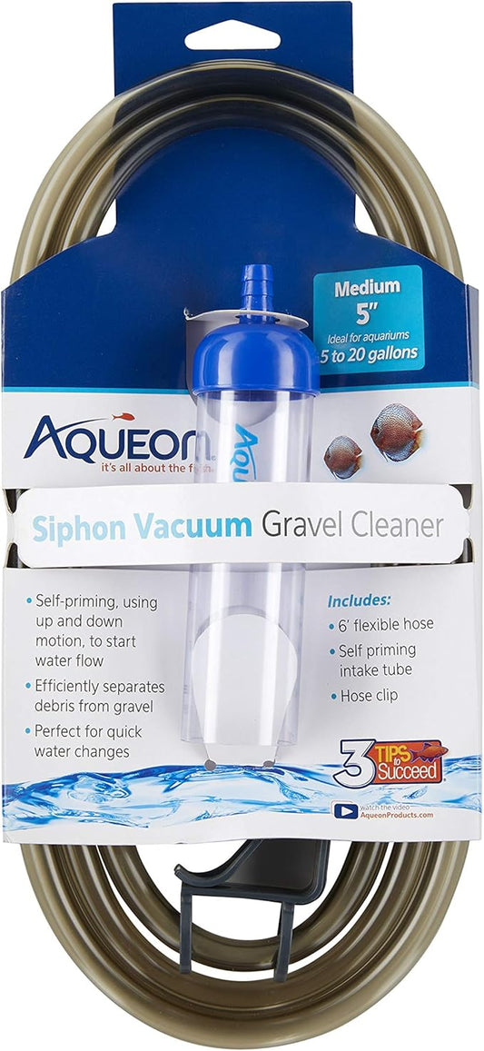 Aqueon Siphon Vacuum Gravel Cleaner Medium 5 Inches