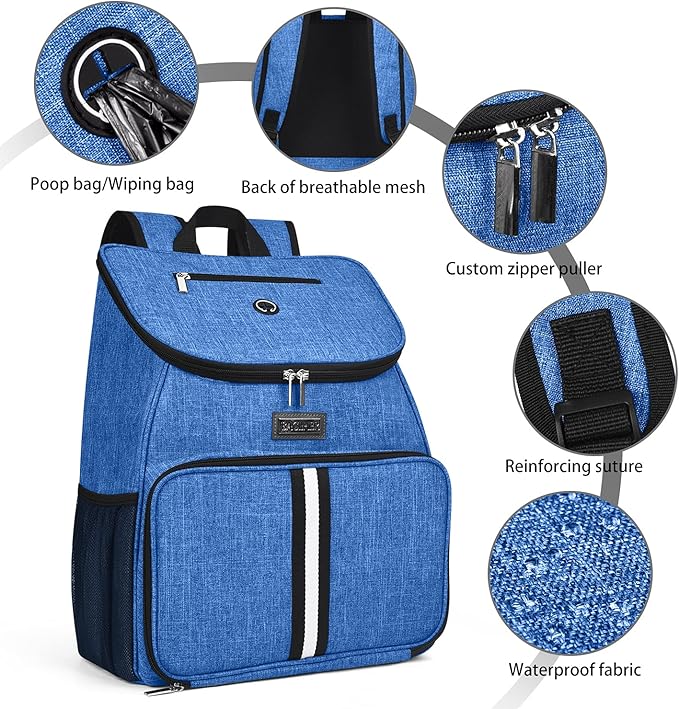 BAGLHER丨Dog Travel Bag 2 Silicone 2 Food