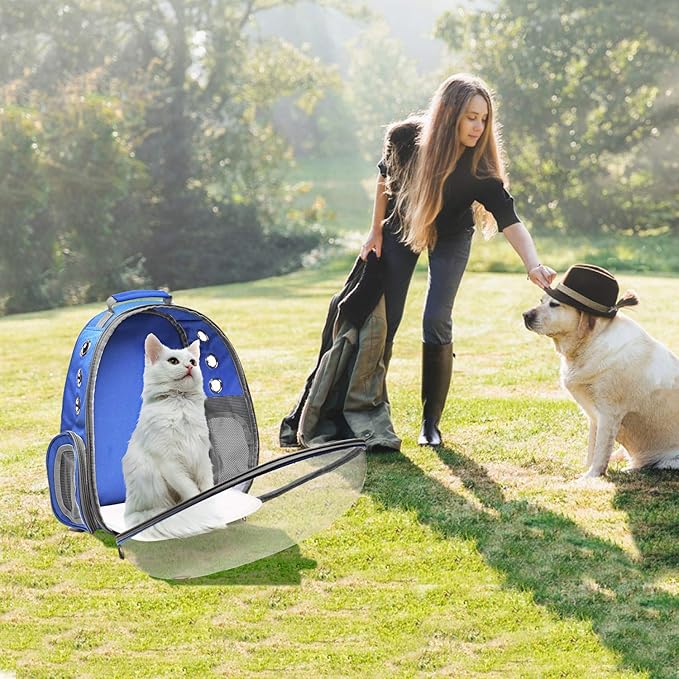 Henkelion Cat Backpack Carrier Bubble Carrying Bag